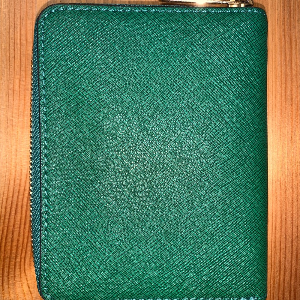 Michael Kira wallet green pre-owned - Picture 2 of 4